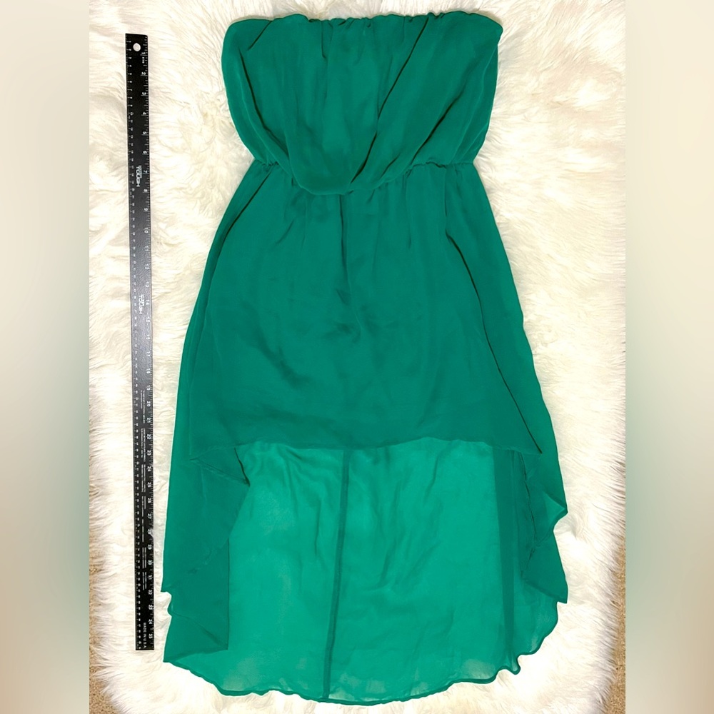 Toska - turquoise - L - strapless dress